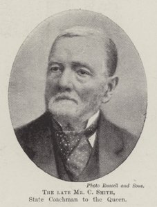 Den afdøde hr. C Smith, statsvognmand for dronningen af English Photographer