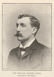Afdøde hr. Charles Lever, elektroingeniør af English Photographer