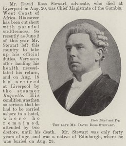 Afdøde David Ross Stewart af English Photographer