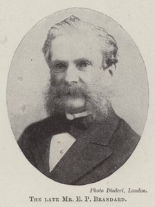 Afdøde hr. E. P. Brandard af English Photographer