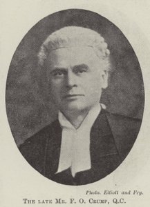 Den afdøde hr. F O Crump, QC af English Photographer