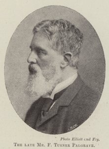 Afdøde hr. F Turner Palgrave af English Photographer
