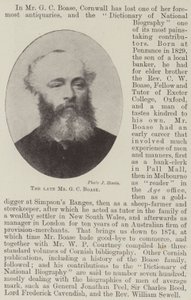 Afdøde hr. G.C. Boase af English Photographer