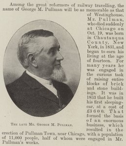 Den afdøde hr. George M Pullman af English Photographer