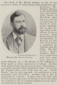 Afdøde hr. Harald Frederic af English Photographer