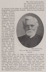 Afdøde hr. J. C. Jeffreson, arkivar af English Photographer