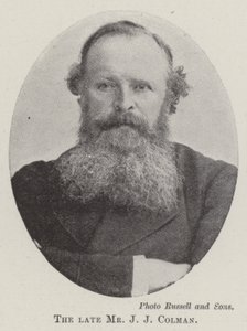 Afdøde hr. J. Colman af English Photographer