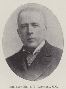 Den afdøde hr. J P Aspinall, QC af English Photographer