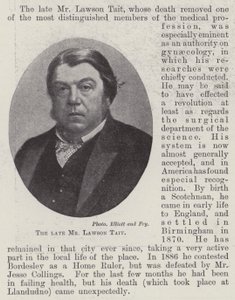 Den afdøde Mr Lawson Tait af English Photographer