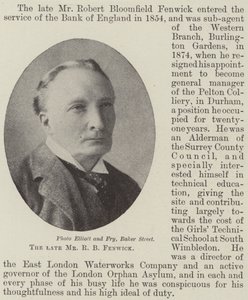 Afdøde hr. RB Fenwick af English Photographer