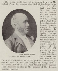 Den afdøde hr. Robert Peck af English Photographer