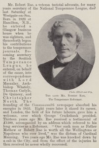 Den afdøde hr. Robert Rae, Temperance Reformer af English Photographer