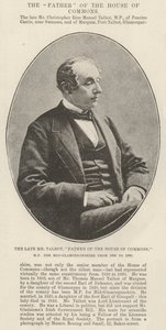 Den afdøde hr. Talbot, Fader til Underhuset, MP for Mid-Glamorganshire fra 1830 til 1890 af English Photographer
