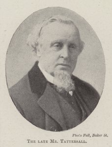 Afdøde hr. Tattersall af English Photographer