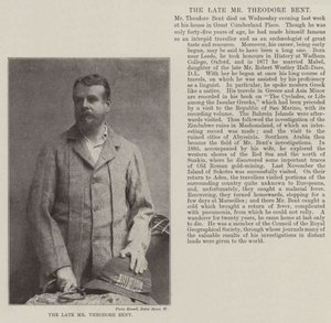 Den afdøde hr. Theodore Bent af English Photographer