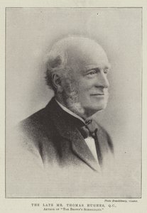 Afdøde hr. Thomas Hughes, QC, forfatter til Tom Browns Schooldays af English Photographer