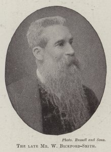 Den afdøde hr. W Bickford-Smith af English Photographer