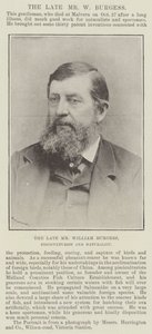 Den afdøde hr. William Burgess, fiskekulturforsker og naturforsker af English Photographer