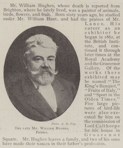 Afdøde hr. William Hughes, maler af English Photographer