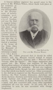 Den afdøde hr. William Wilson af English Photographer