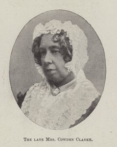 Afdøde fru Cowden Clarke af English Photographer