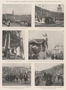 Den afdøde præsident McKinley ved Buffalo Exposition, hans sidste officielle handlinger