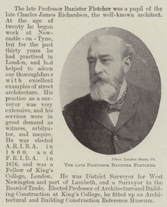 Den afdøde professor Banister Fletcher af English Photographer