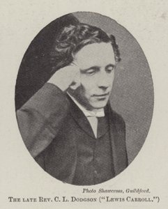 Den afdøde pastor CL Dodgson, Lewis Carroll af English Photographer