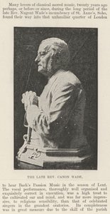 Den afdøde pastor Canon Wade af English Photographer