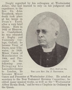 Den afdøde pastor dr. J. Troutbeck af English Photographer