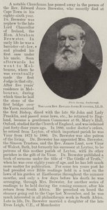 Den afdøde pastor Edward Jones Brewster, LLD af English Photographer