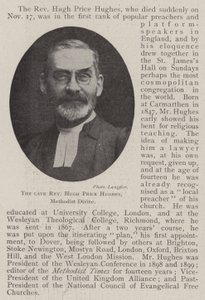 Den afdøde pastor Hugh Price Hughes, Methodist Divine af English Photographer