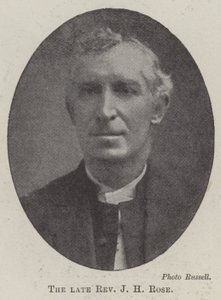 Afdøde pastor J H Rose af English Photographer