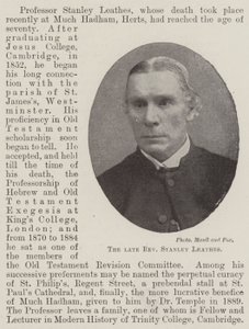 Der verstorbene Reverend Stanley Leathes von English Photographer