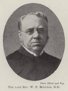 Den afdøde pastor W F Moulton, DD af English Photographer