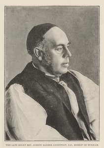 Den afdøde højre pastor Joseph Barber Lightfoot, DD, biskop af Durham af English Photographer