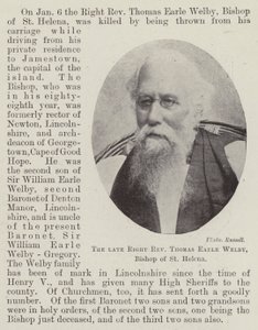 Den afdøde højre pastor Thomas Earle Welby, biskop af St. Helena af English Photographer