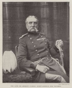 Afdøde Sir Andrew Clarke, generalagent for Victoria af English Photographer