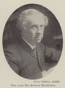 Den afdøde Sir Arthur Blomfield af English Photographer
