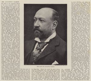 Den afdøde Sir Augustus Harris af English Photographer