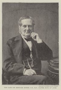 Den afdøde Sir Bernard Burke, CB, KP, Ulster King of Arms af English Photographer