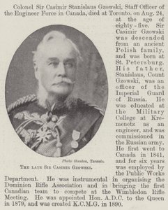 Den afdøde Sir Casimir Gzowski af English Photographer
