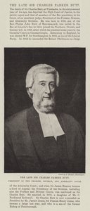 Afdøde Sir Charles Parker Butt, præsident for Skifte-, Skilsmisse- og Admiralitetsdomstolen af English Photographer