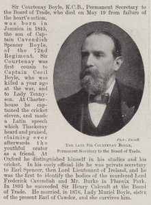 Afdøde Sir Courtenay Boyle, Permanent Secretary for Board of Trade af English Photographer