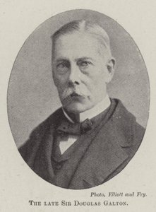 Den afdøde Sir Douglas Galton af English Photographer
