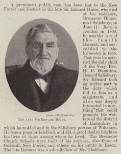 Afdøde Sir Edward Hulse af English Photographer