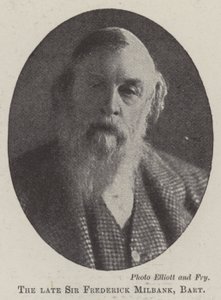 Afdøde Sir Frederick Milbank, Baronet af English Photographer