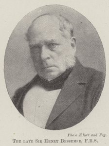 Den afdøde Sir Henry Bessemer, FRS af English Photographer