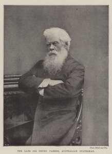 Den afdøde Sir Henry Parkes, australsk statsmand af English Photographer