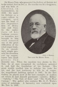 Den afdøde Sir Henry Tate af English Photographer